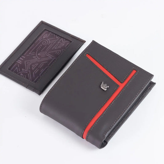 Billetera en Cuero con Tarjetero Desmontable